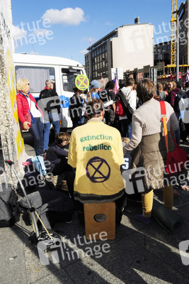 Extinction Rebellion Protestaktion in Berlin