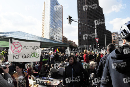 Extinction Rebellion Protestaktion in Berlin