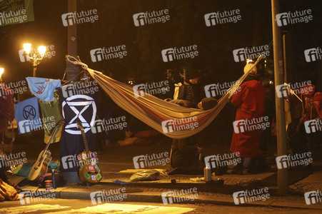 Extinction Rebellion Protestaktion in Berlin