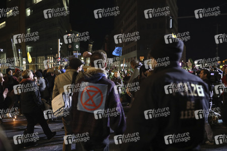 Extinction Rebellion Protestaktion in Berlin