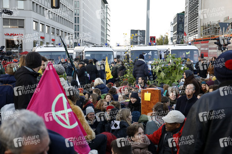 Extinction Rebellion Protestaktion in Berlin