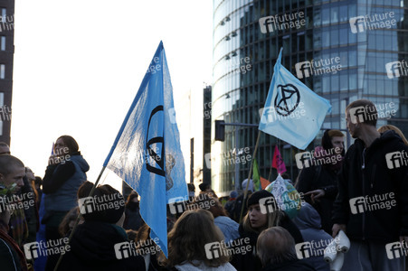 Extinction Rebellion Protestaktion in Berlin