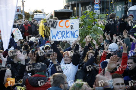 Extinction Rebellion Protestaktion in Berlin