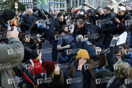 Extinction Rebellion Protestaktion in Berlin