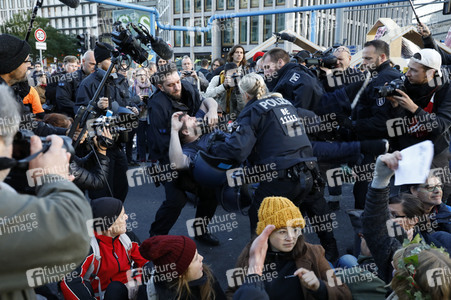 Extinction Rebellion Protestaktion in Berlin