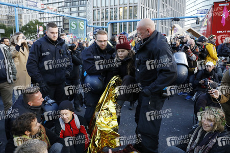 Extinction Rebellion Protestaktion in Berlin