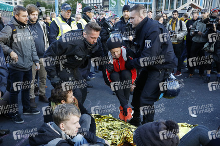 Extinction Rebellion Protestaktion in Berlin