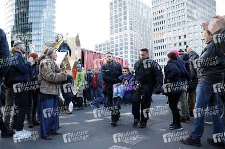 Extinction Rebellion Protestaktion in Berlin