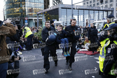 Extinction Rebellion Protestaktion in Berlin
