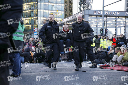 Extinction Rebellion Protestaktion in Berlin