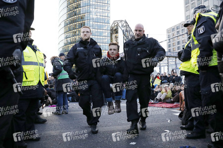 Extinction Rebellion Protestaktion in Berlin