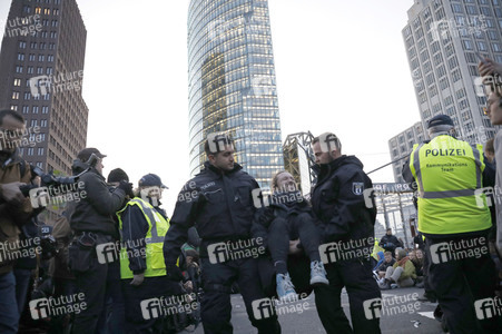 Extinction Rebellion Protestaktion in Berlin