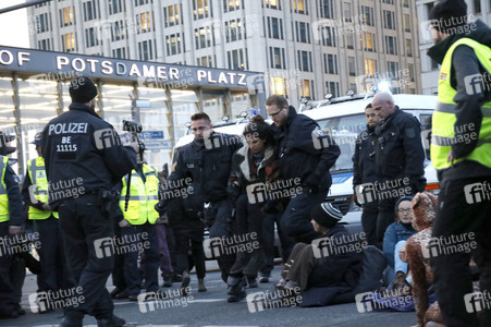 Extinction Rebellion Protestaktion in Berlin