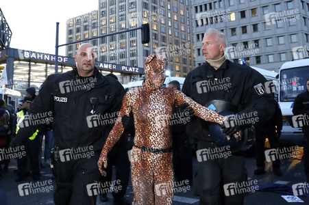 Extinction Rebellion Protestaktion in Berlin