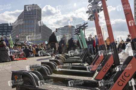 Extinction Rebellion Protestaktion in Berlin