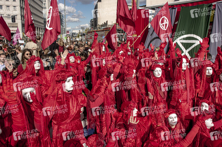 Extinction Rebellion Protestaktion in Berlin