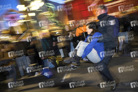 Extinction Rebellion Protestaktion in Berlin