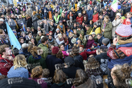 Extinction Rebellion Protestaktion in Berlin