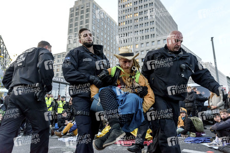 Extinction Rebellion Protestaktion in Berlin