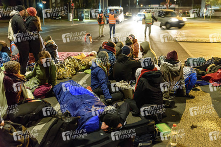 Extinction Rebellion Protestaktion in Berlin