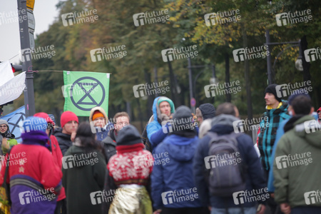 Extinction Rebellion Protestaktion in Berlin