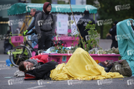 Extinction Rebellion Protestaktion in Berlin