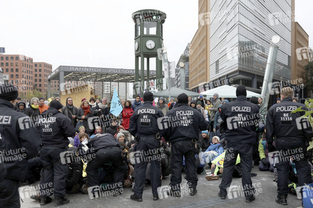 Extinction Rebellion Protestaktion in Berlin