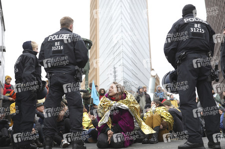 Extinction Rebellion Protestaktion in Berlin