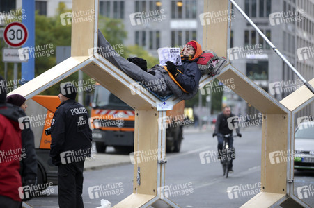 Extinction Rebellion Protestaktion in Berlin