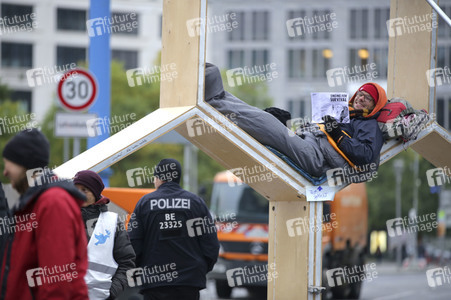 Extinction Rebellion Protestaktion in Berlin