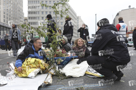 Extinction Rebellion Protestaktion in Berlin