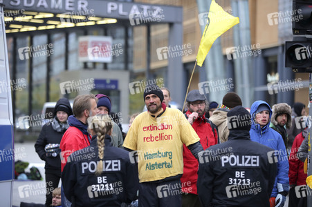 Extinction Rebellion Protestaktion in Berlin