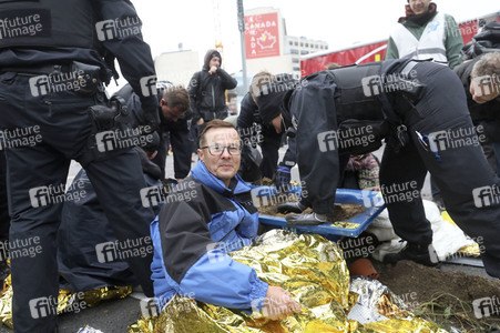 Extinction Rebellion Protestaktion in Berlin