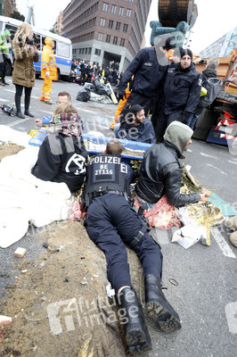 Extinction Rebellion Protestaktion in Berlin