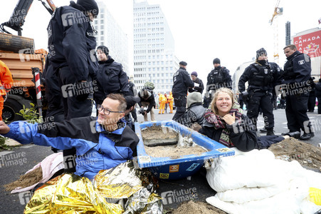 Extinction Rebellion Protestaktion in Berlin