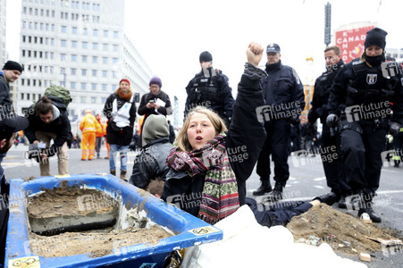 Extinction Rebellion Protestaktion in Berlin