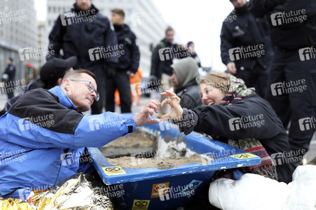 Extinction Rebellion Protestaktion in Berlin