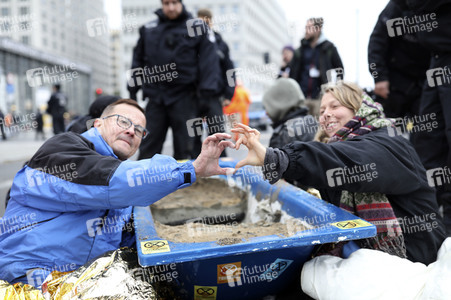 Extinction Rebellion Protestaktion in Berlin