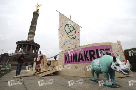 Extinction Rebellion Protestaktion in Berlin