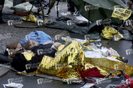 Extinction Rebellion Protestaktion in Berlin