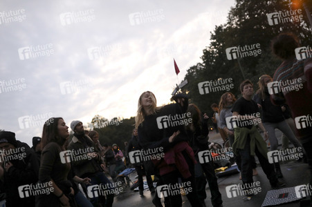 Extinction Rebellion Protestaktion in Berlin