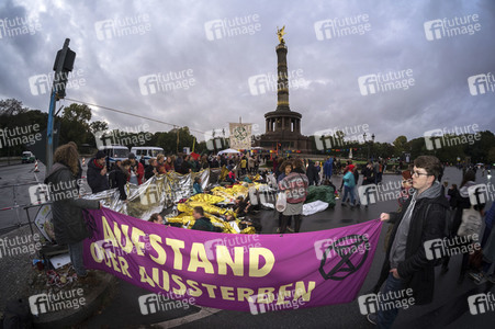 Extinction Rebellion Protestaktion in Berlin