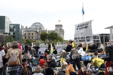 Extinction Rebellion Protestaktion in Berlin