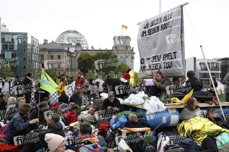 Extinction Rebellion Protestaktion in Berlin