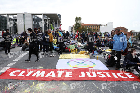 Extinction Rebellion Protestaktion in Berlin