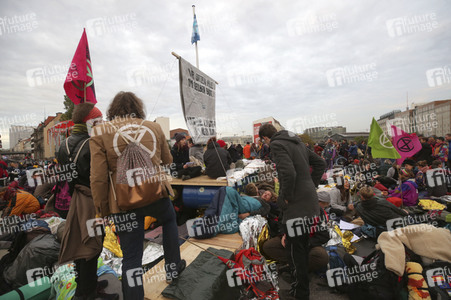 Extinction Rebellion Protestaktion in Berlin