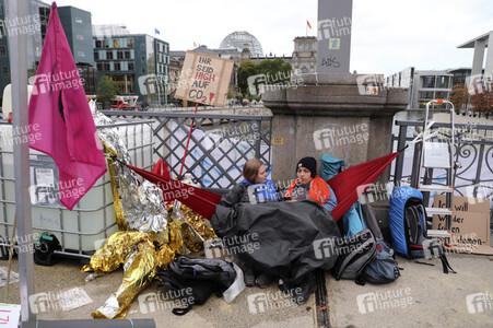 Extinction Rebellion Protestaktion in Berlin