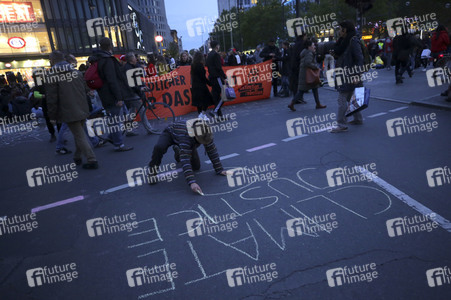 Extinction Rebellion Protestaktion in Berlin