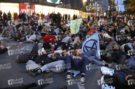 Extinction Rebellion Protestaktion in Berlin