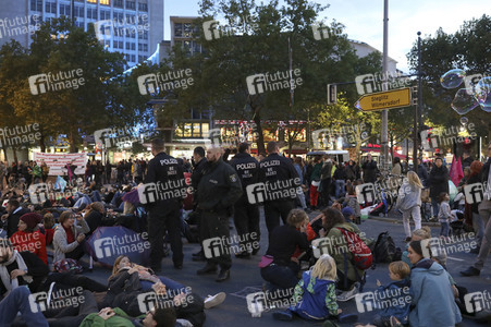 Extinction Rebellion Protestaktion in Berlin